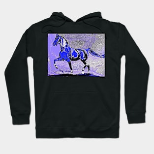 Horse:  Majestic Stallion Abstract Hoodie